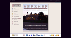 Desktop Screenshot of 2012.aepshep.org