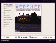 Tablet Screenshot of 2012.aepshep.org